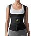 Hot Shapers Cami Hot Waist Cincher with Waist Trainer and Shaper for Women - Workout Sweat Vest - Sauna Suit for Slimming Weight Loss Workouts - an Hourglass Stomach Compression Girdle (Black, S)