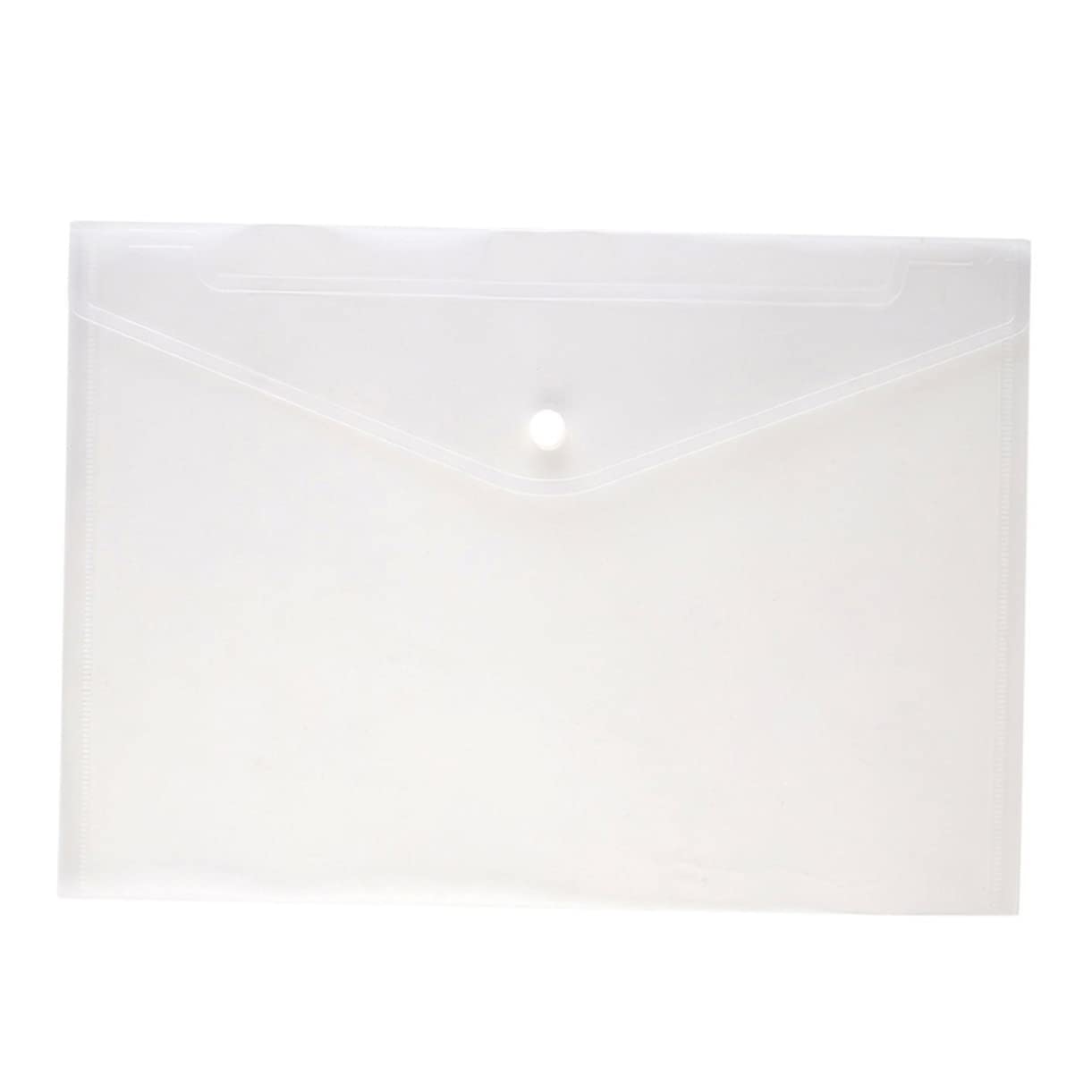 30pezzi Buste Documenti Trasparenti Da Organizer Per Documenti Con Chiusura Pulsante Per Ufficio e Scuola Resistenti All e Strappi