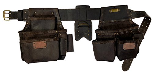 OX Tool Four Piece Construction Rig , Leather Tool Belt & Pouches