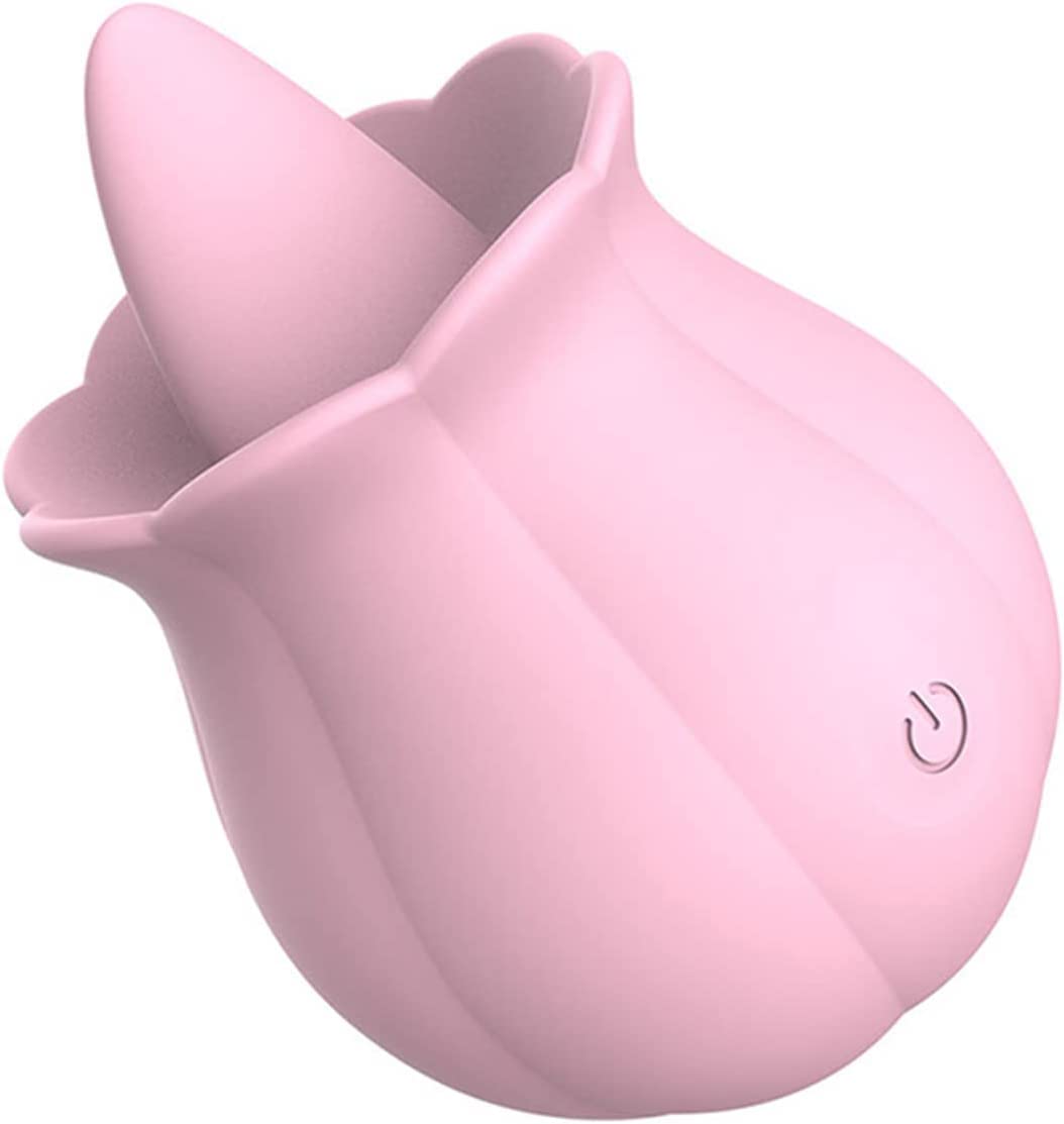 UIOO Rose Toy for Women 2022 Upgraded Female Rose Flower for Women Toy Washable, Rose Tongue Toy Vibrantoror for Women Toy Rose,Powerful Tongue Suck & Lick 10 Mode Sucking Toy (Pink)