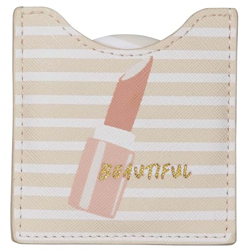 Toga Draeger 76005921 - Espejo Redondo de Bolsillo para Llevar a Cualquier Parte cumpleaños, para Todas Las Ocasiones. Dimensiones: 8,5 x 8 cm, pequeño