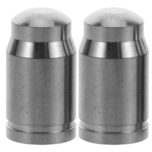 Luxshiny 2 piezas tapones para válvula de llanta de bicicleta, aleación de titanio, tapas protectoras para válvulas de bicicletas de montaña y carretera