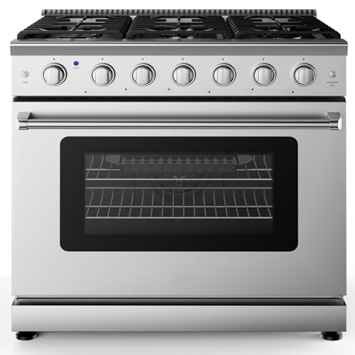Simoe 36 Inch Professional Gas Range With 6 Burners