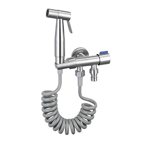 SUS304 Edelstahl Spritzpistole Wandmontage einfach zu installierende multifunktionale Wasserdruck Wand Bidet Kit WC Begleiter Toilette Adapte Waschen