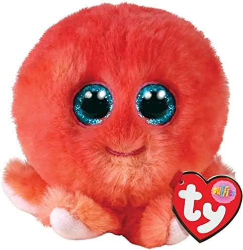 Puffies (Beanie Balls) Plush - Sheldon The Octopus (3 Inch)