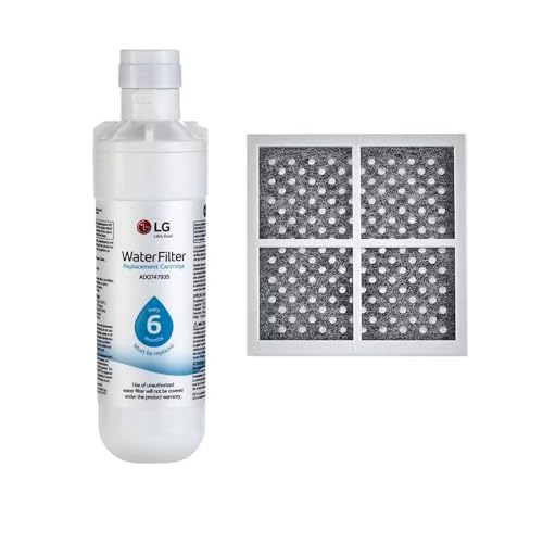 Image of LG LT1000P & LT120F Bundle | Replacement Refrigerator Water & Air Filters | 200 Gallon Water Filter Capacity (NSF42, NSF53, and NSF401)