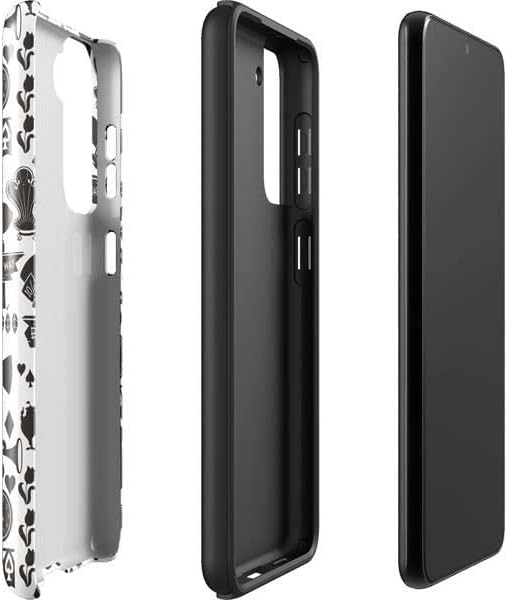 Skinit Pro Phone Case Compatible with Galaxy S22 Plus - Officially Licensed Disney Alice in Wonderland (Animated) Silhouette Pattern Design