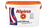  Alpina Edelweiß Hochergiebige Innenfarbe Lösemittelfrei gut deckend - Weiß Matt 2,5 Liter