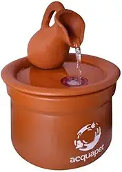 Bebedouro Cerâmica Jarra AcquaPet Cães E Gatos 2L Bivolt