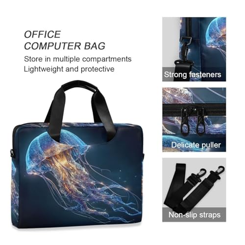 Bolso banda para laptop con estampado de medusa miniatura 6