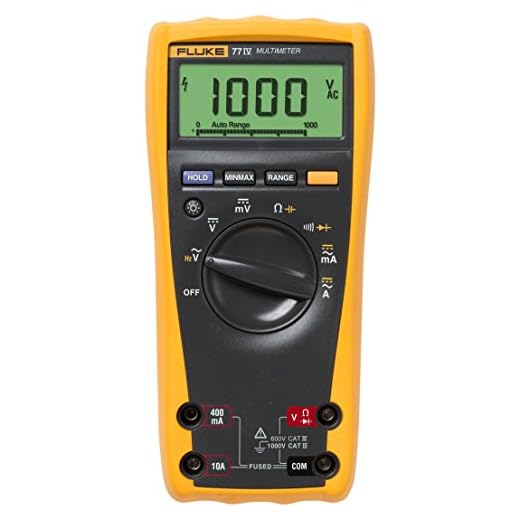 Fluke 77-IV Automotive Digital Multimeter with a NIST-Traceable Calibration Certificate with Data