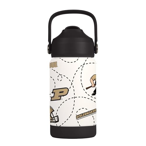 Image of Logo Brands NCAA Mascot Stainless-Steel Kids Bottle -Soft Silicone Mouthpiece, Easy To Carry, Kid-Friendly Design- Great For School & On-The-Go