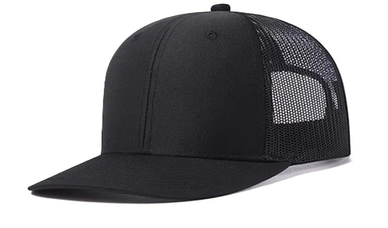 zacharias Men's Cotton Blend Halfnet Solid Trucker Baseball Cap hnc-01 (Free Size_Pack of 1)-picture-28