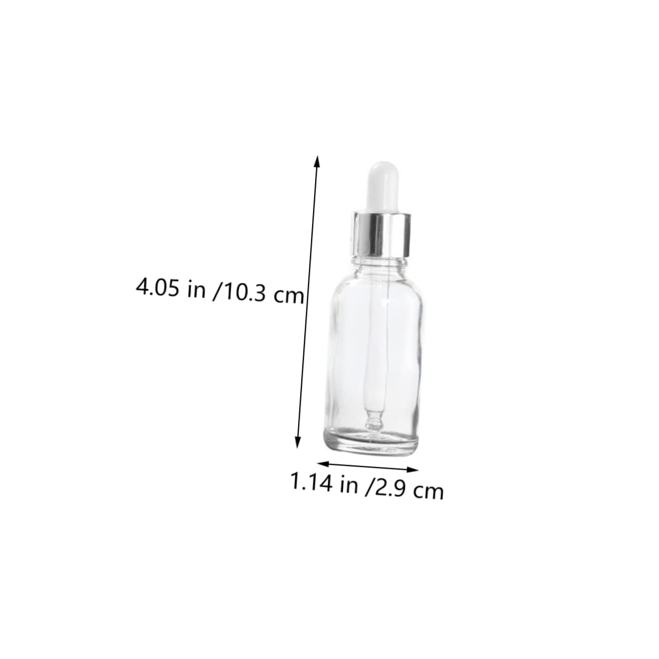 10 Stück Tropfflaschen aus Glas 30ml Nachfüllbar Auslaufsicher Dicht Verschlossen für Ätherische Öle und Reisen