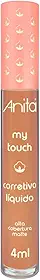 Corretivo Líquido Matte Anita My Touch Salmão - Alta Cobertura e Correção de Olheiras - Longa Duração (138 caracteres)