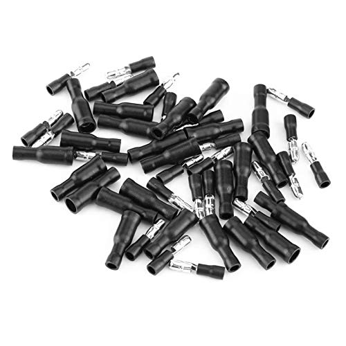Jadeshay Crimp Terminal kit,50pcs Wire Crimp Connectors Kit Female and Male,Insulated Cord Pin End Crimp Terminals Wire Connectors 0.5 to 1.5mm²