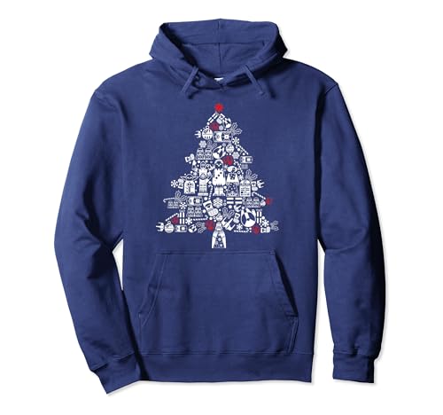 Sweat Star Wars Noël avec imprimé sapin de Noël pour fan de la saga