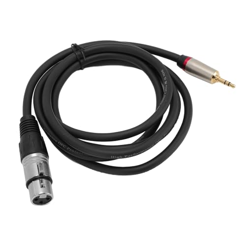Bewinner Cable Adaptador Jack 3.5mm a XLR Hembra miniatura 1