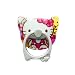 Universal Phone Ring Bracket holder ,Cat Shape Finger Grip Stand Holder Ring Car Mount Phone Ring Grip Smartphone Ring stent Tablet (cat)