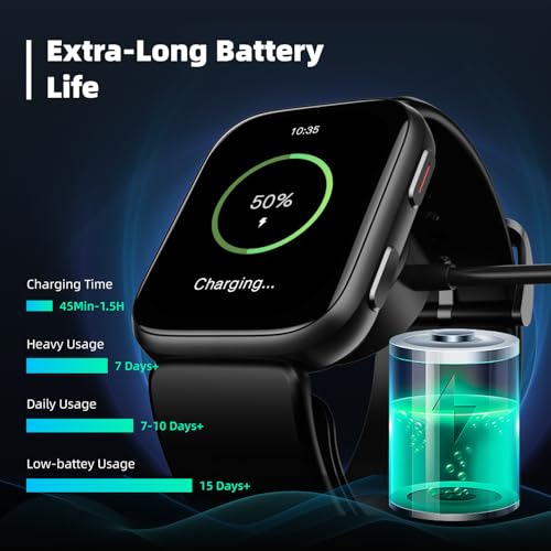 Yhe Smart Watch, 1.95 Inch Blood Pressure Smart Watches For Men Women With Patented Cuff thumb #7