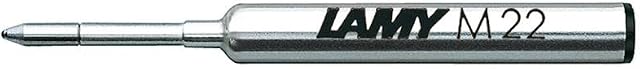 LAMY M 22 Refill 802 - Metal Ballpoint Pen Refill in Black - Medium Line