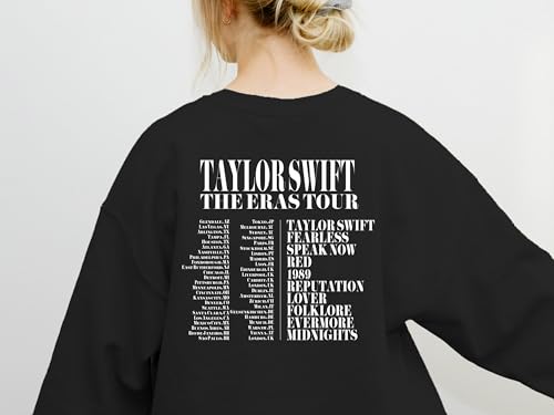 TS-Eras-Concert-Sweatshirt-Taylor-Fan-Gift-M-Arctic-White-Black-Writing