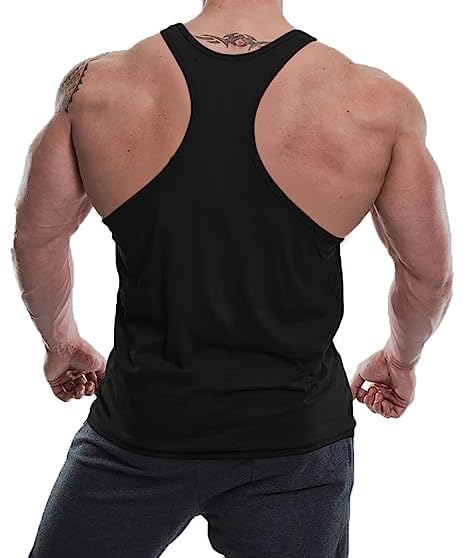Image of THE BLAZZE Men's Cotton Sleeveless Tank Tops Gym Vest for Mens