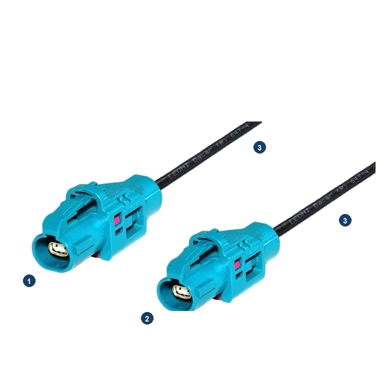 Elecbee H-MTD E6K10A-1CAZ5-Z - Cable Ethernet para automoción con cable de par trenzado blindado de 5 m GG 2 velocidades 251 Wire 100Ω