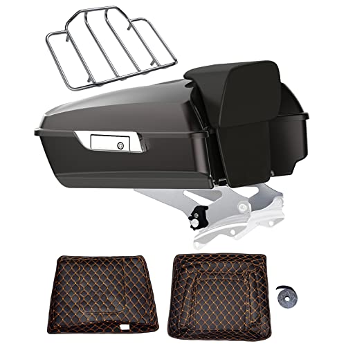 Advanblack Chopped Tour Trunk Pack Luggage Trunk for Harley