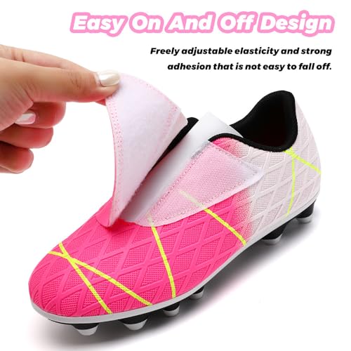 Botas de fútbol césped artificial para adolescentes de deporte blanco 3