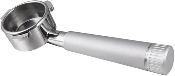 54mm 底なしポルタフィルター アルミニウム合金 M10 ハンドル付き、Breville BES870 875 878 880 に対応、コーヒーマシンアクセサリーBlack,875