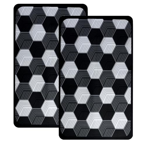 REBECCAHOWARD 2 pièces Tapis Absorbant Cuisine,50 x 30cm Tapis Égouttoir Absorbant pour comptoir de cuisine, machine à café