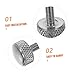 STOBOK 10pcs Knob Locking Screws Metal Thumb Screws for Vernier Calipers Wear Resistant Easy to Install for Industrial and Mechanical Applications
