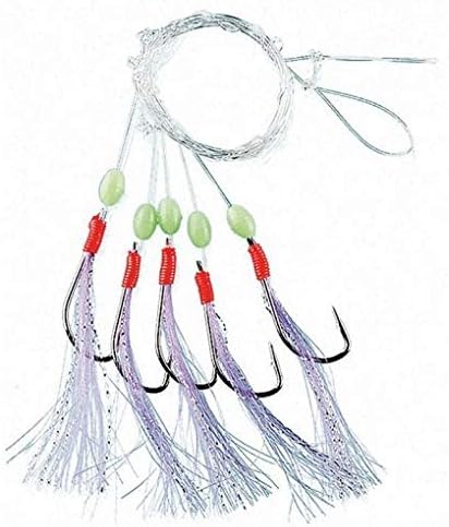 FLADEN Fishing - 12 (2 x 6 Styles) Assorted Classic Ready to Use Tied Boat Sea and Shore Feather Lure Rig Range for Cod Herring and Mackerel on a Backing Card [17-ASST01]