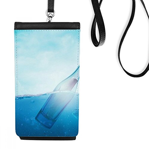 Téléphone noir porte-monnaie suspendu pour protéger votre mobile sans vous encombrer