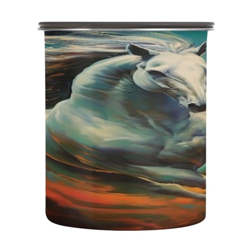 Envase de Acero Inoxidable Hermético para Café 900 ml