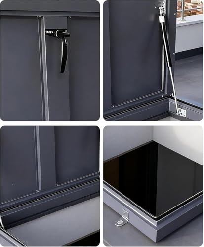 Puerta de acceso a loft transitable para optimizar trasteros y buhardillas 4