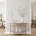 Sggvecsy 47.2’’ 4Pcs Fall Artificial Ficus Branches Artificial Fall Stems Faux Ficus Twig Plants Fake Leaf Fall Eucalyptus Branches for Thanksgiving Autumn Wedding Vase Filler Home Office Decoration