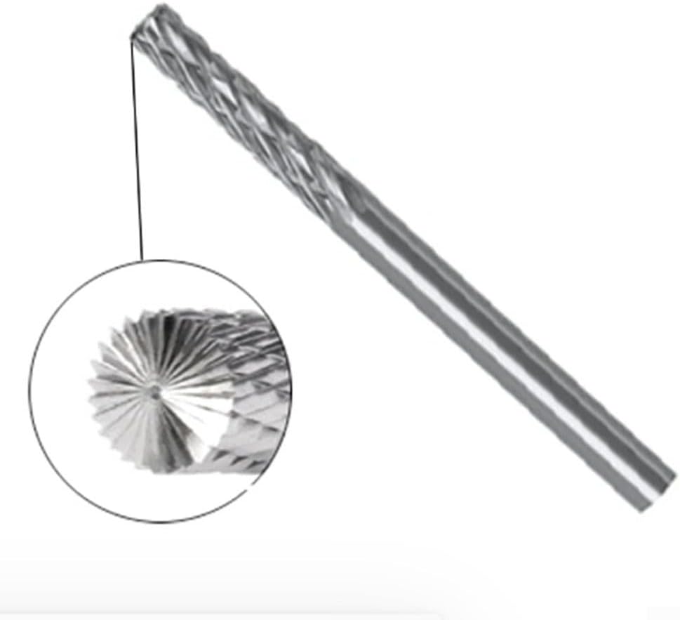 Long Shank Carbide Burrs 3mm 1/8" Rotary Tool For Metalwork Grinding Deburring Sculpting 38-100mm(3x100x30)