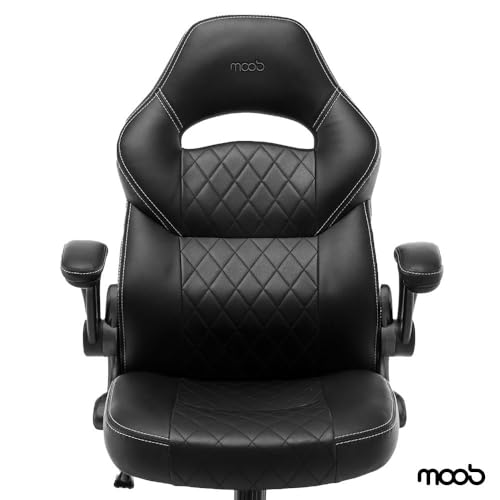 Cadeira Gamer Moob Horizon Giratória Com Função Relax e Braços Ajustáveis Preto
