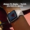 Apple Watch SE 3 GPS 40mm Smartwatch with Starlight Aluminium Case with Starlight Sport Band S/M. Fitness and Sleep Trackers, Heart Rate Monitor, Always-On Display, Water Resistant