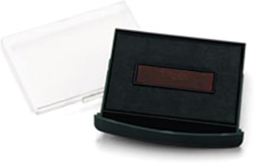 Almohadilla de tinta de repuesto para 2000 PLUS Economy Autoentintado Dater, Negro [Juego de 2]