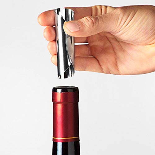 Ouceanwin 50 stuks wijn inschenkhulp druppelvrij schenktuit folie - Drop Stop wijnschenktuit plaatjes herbruikbare… - Image 5