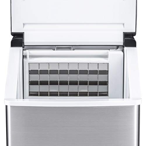 Newair Silver Counter Top Ice Maker Machine Crazymos
