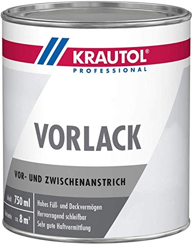 Krautol Vorlack wasserverdünnbar Weiß 0,75 L