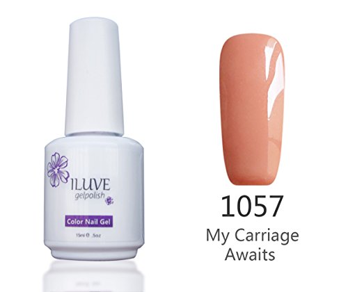 iLuve Long Lasting Soak Off Nail Polish with 238 Color Choices | 1 bottle with 15ml of UV Gel Polish | My Carriage Awaits Color #1057