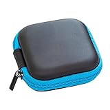 Marke: HONGBIAO SM. ist Präfekt für Streaming / Podcasting / Gaming Tragbarer universeller dauerhafter Mini-Reißverschluss PU. Leder-Kopfhörer-Speicher-Tasche USB Kabel MP3. Speicherkartenbatterie Digital Gadgets Organiz