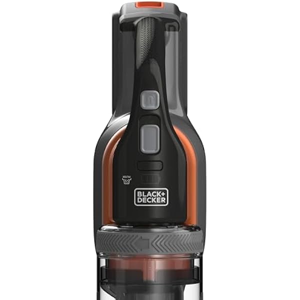 BLACK+DECKER BHFEV182C — аккумуляторный пылесос с рукояткой (18 В, 2,0 Ач, бесмешковый напольный и ручной пылесос с электрической щеткой, беспроводной, в комплекте щелевая насадка, аккумулятор,