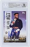 Ashante Adonis WWE Autographed 2021 Topps We Are NXT #NXT-53 Beckett Fanatics Witnessed Authenticated Rookie Card - Autographed Wrestling Cards