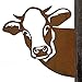 Produktbild Kuhkopf Deko Metall, Farm Guckt Kuh Metallkunst Im Freien, Metall Rost Kuh, Guckt Kuhkopf-metalldekorationen Im Hof (1PCS)